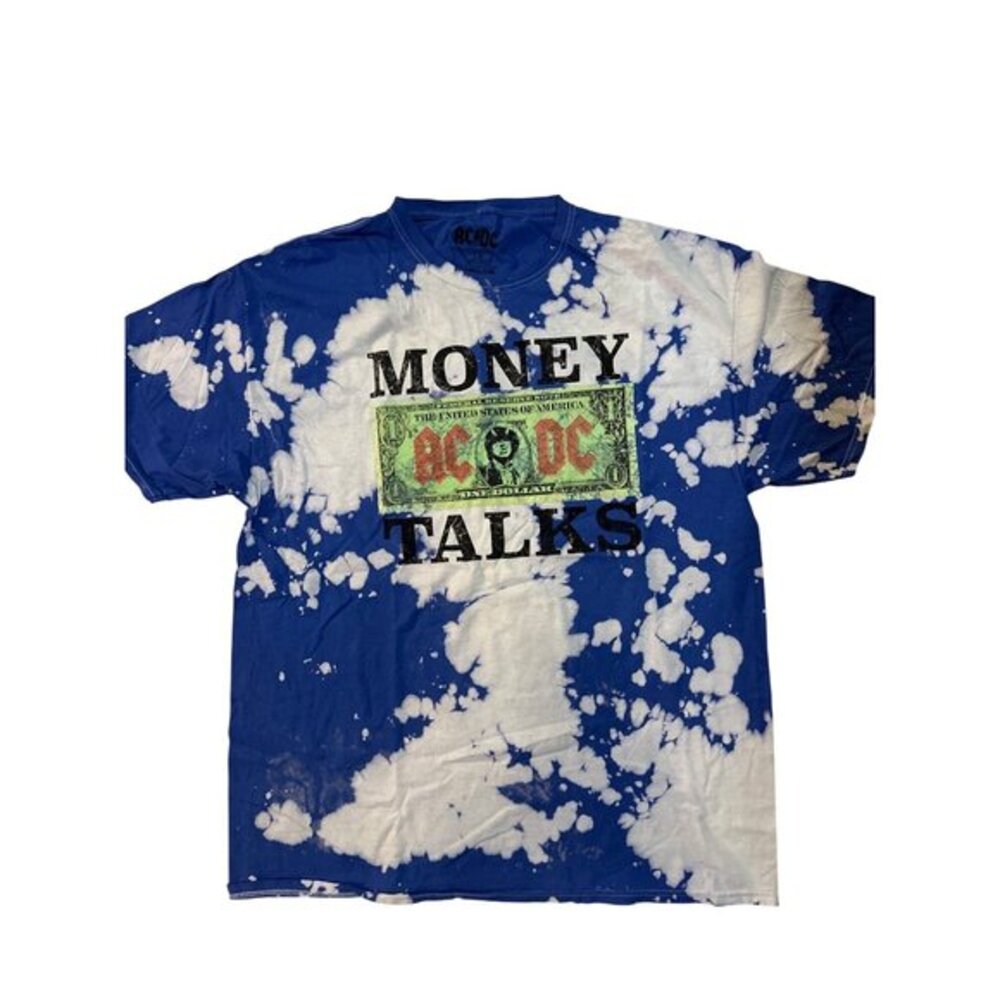 AC/DC Money Talks Tie-Dye T-Shirt L